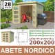 casetta in legno Giuditta 200x200