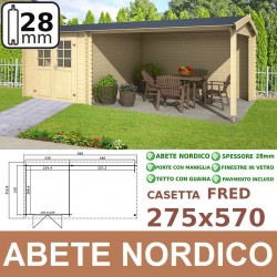 Casetta FRED 275x570