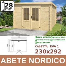 casetta in legno EVA 1 230x292