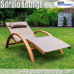 Sdraio Lounge in legno 