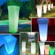 vaso vasi sedia luminoso LED multicolore colorato arredi luminosi